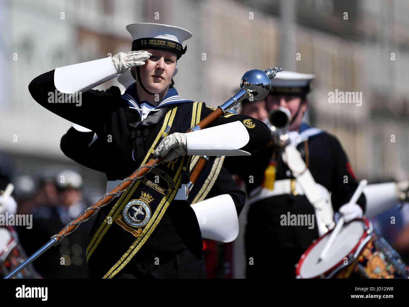 Weymouth, Dorset, UK. 18th June, 2017. Armed Forces Day Parade, Weymouth, Dorset, UK Credit: Finnbarr Webster/Alamy Live News Stock Photo
