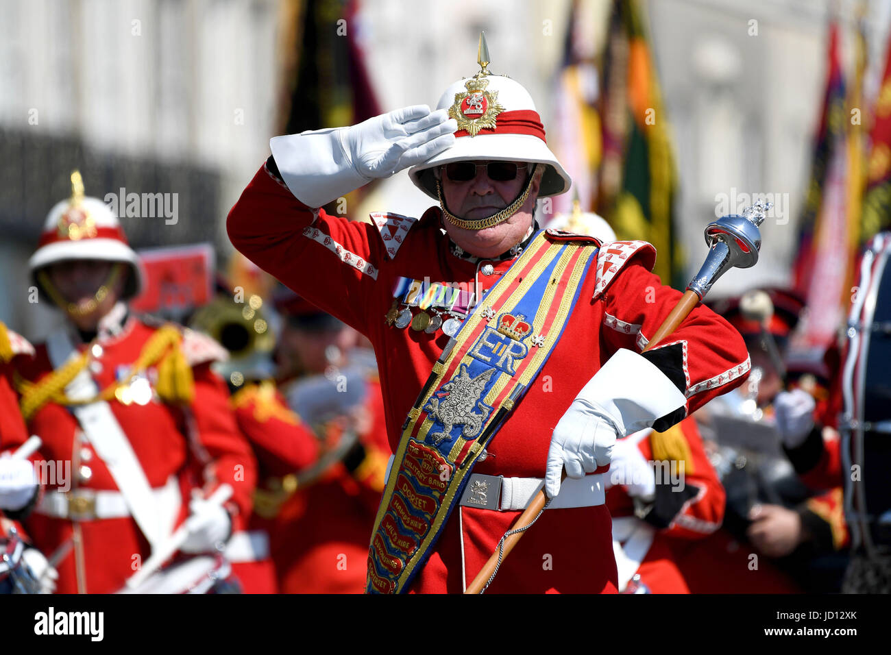 Weymouth, Dorset, UK. 18th June, 2017. Armed Forces Day Parade, Weymouth, Dorset, UK Credit: Finnbarr Webster/Alamy Live News Stock Photo