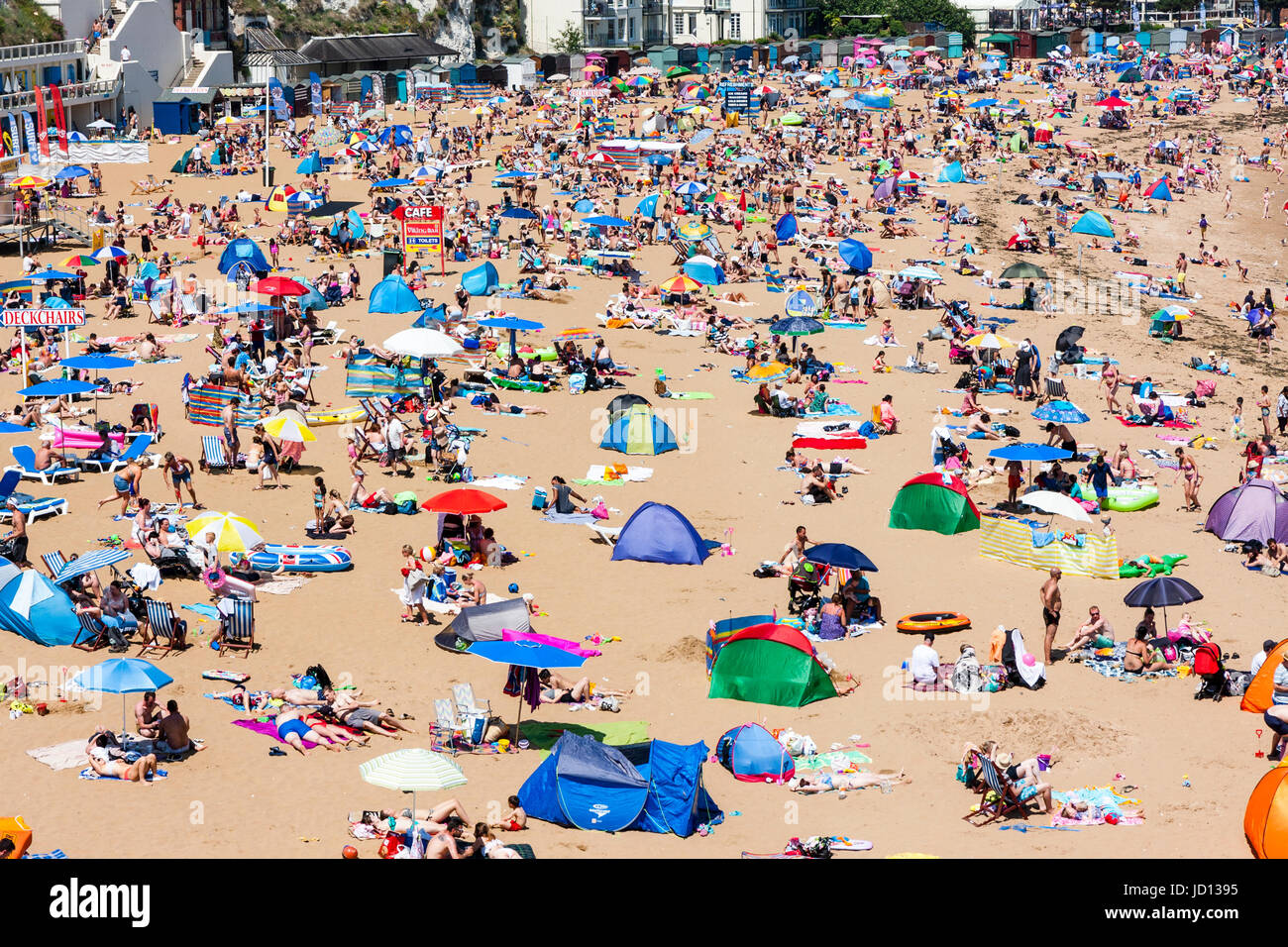 Broadstairs on south east coast, England, main beach, Viking Bay