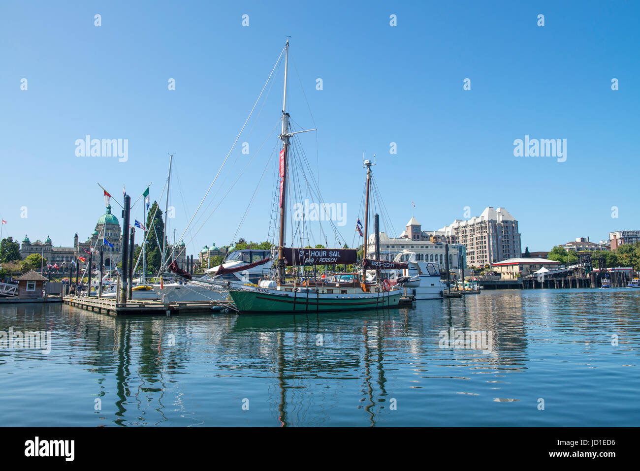 Victoria, Capital City Of British Columbia Canada Stock Photo Alamy