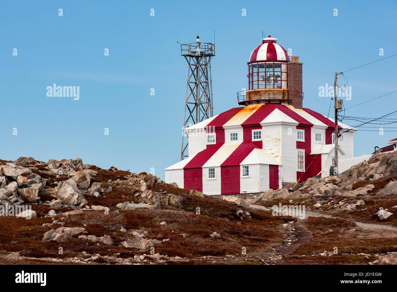 Cape Bonavista Lighthouse Cape Bonavista, Newfoundland, Canada Stock