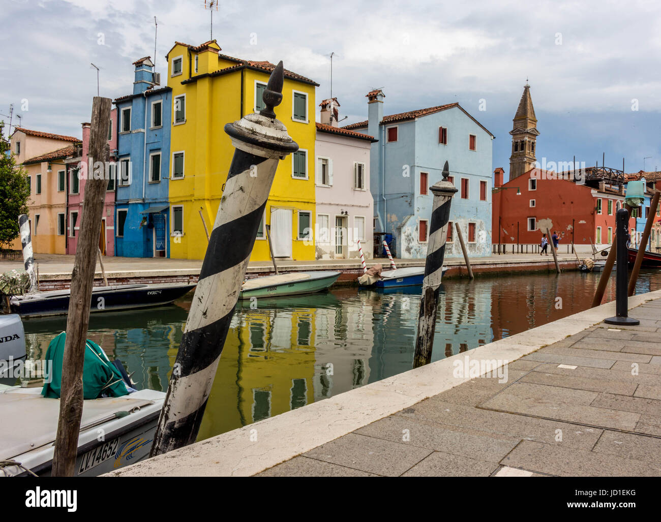 Venedig, Burano, Murano Stock Photo