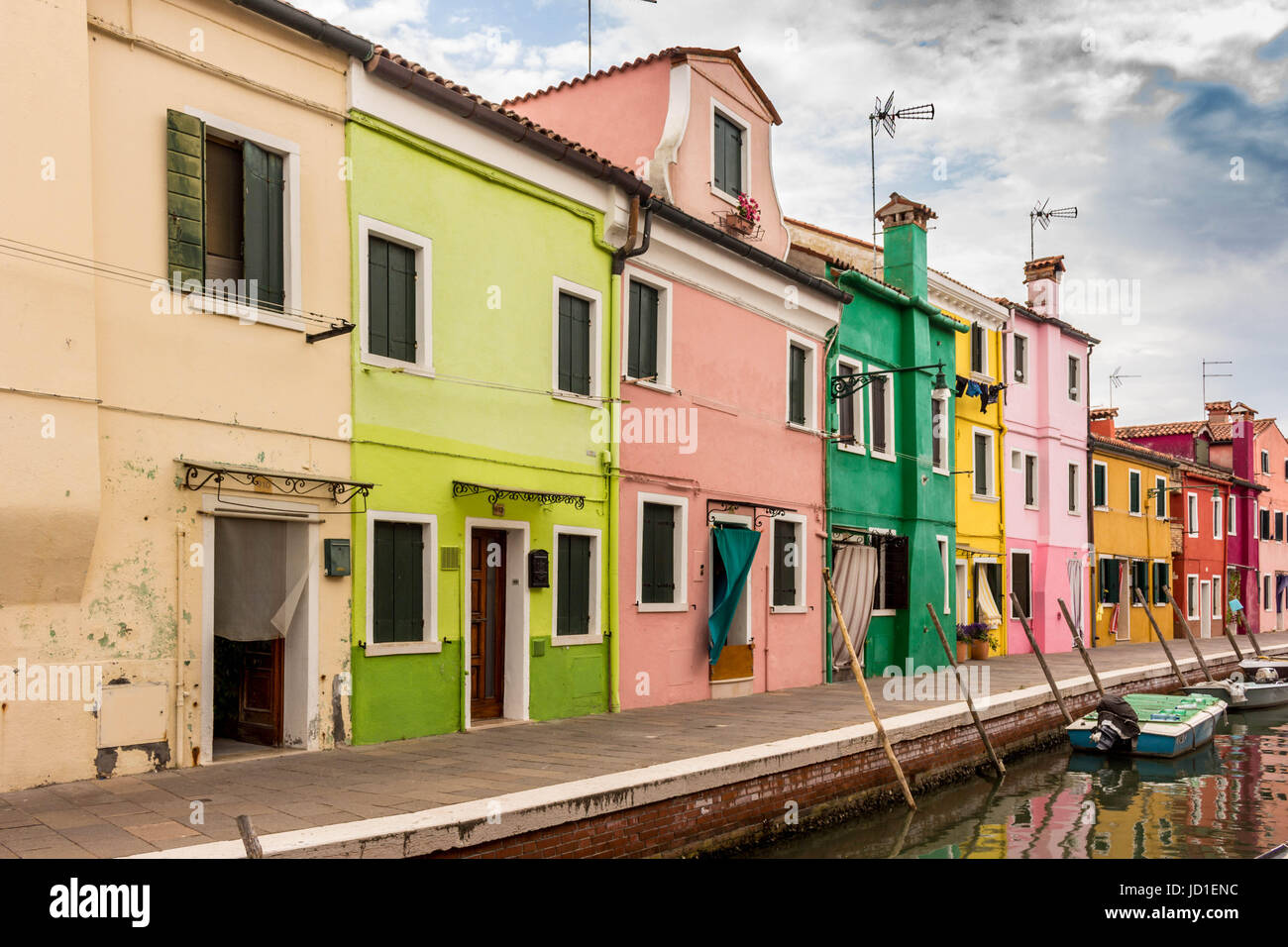 Venedig, Burano, Murano Stock Photo