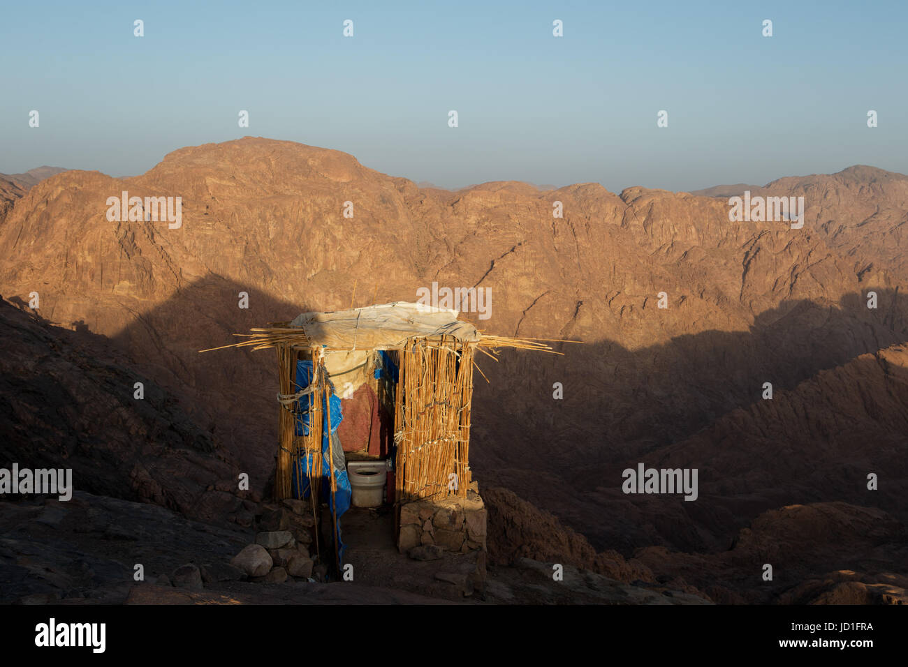 Toilet in Mousa mountain. South Sinai. Egypt Stock Photo Alamy