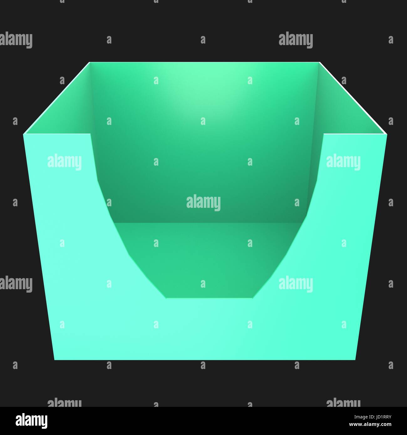 sales point box 3d illustration in isolation Stock Photo Alamy