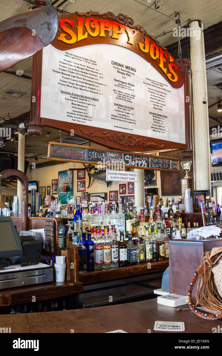 Sloppy Joes Key West Florida Stock Photo Alamy