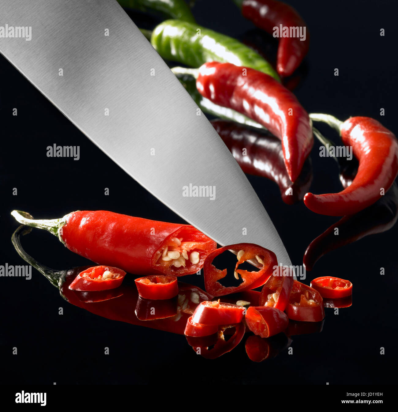 spice, paprika, peppers, chilli, chili, arm, weapon, knive, knife, food, Stock Photo