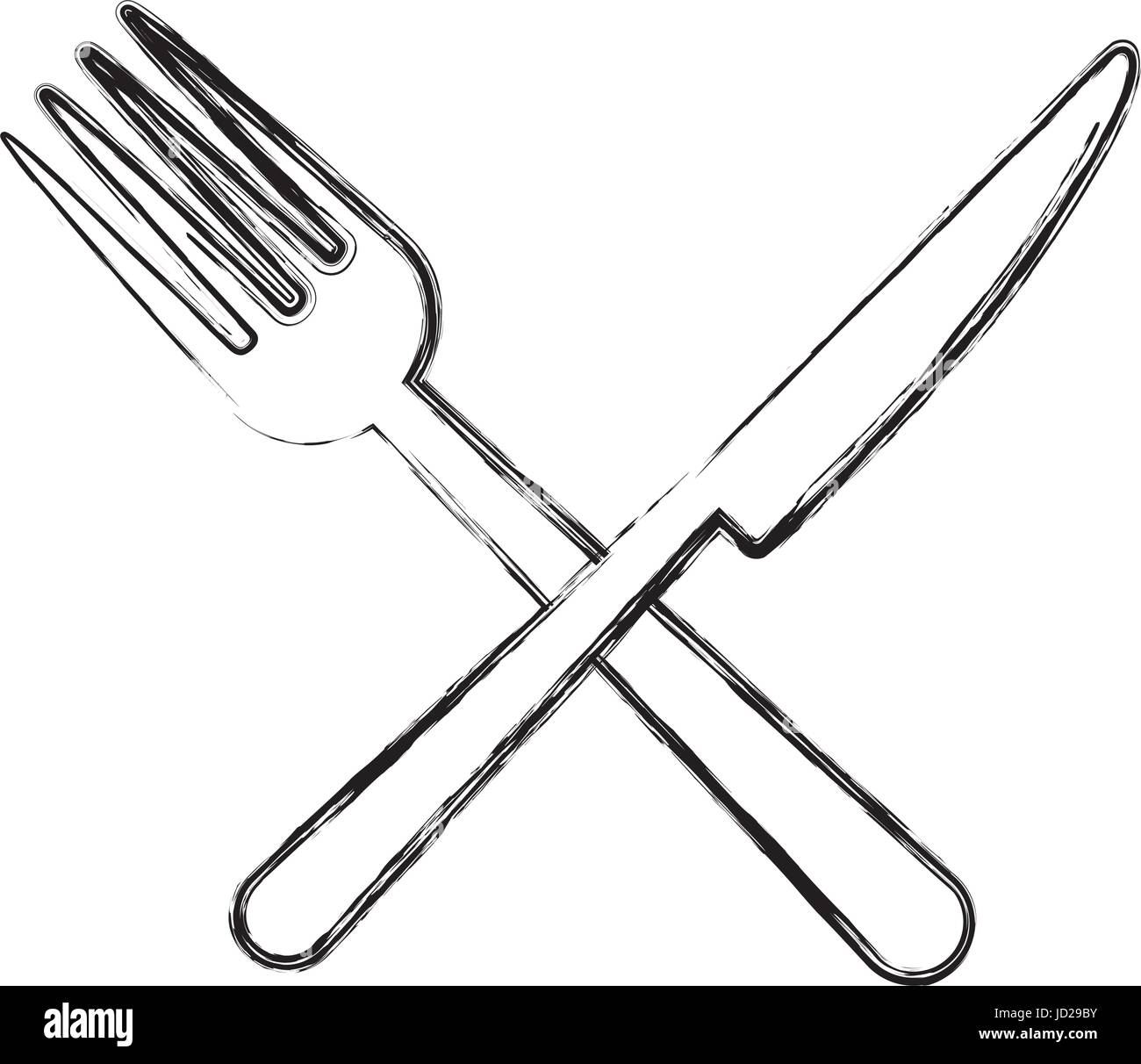 fork and knife icon Stock Vector Image &amp; Art - Alamy