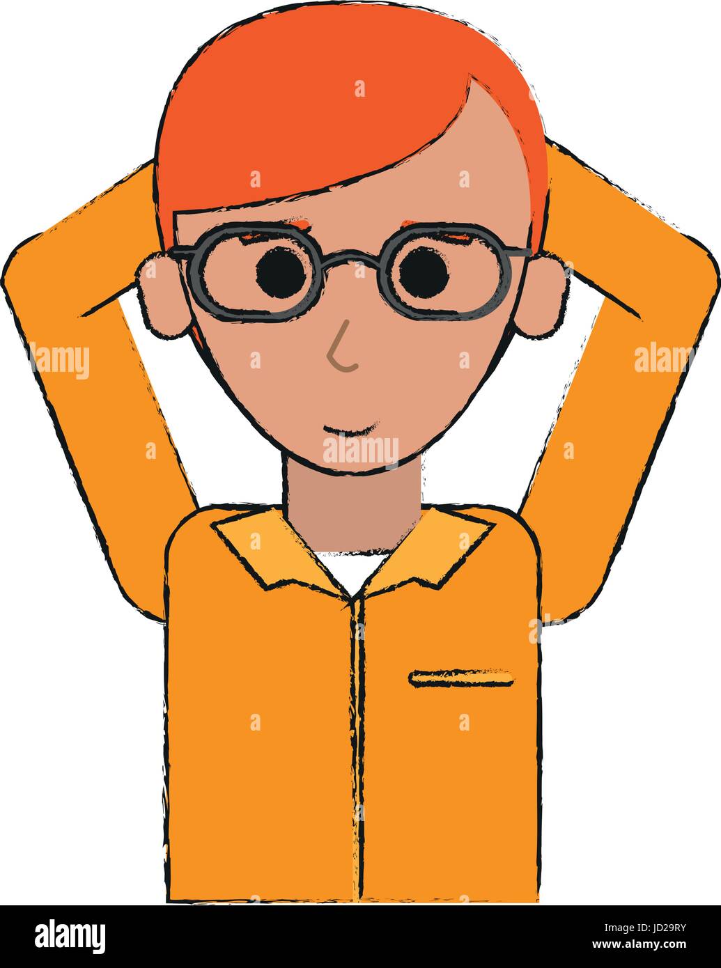 young happy man in casual outfit icon image Stock Vector Image & Art ...