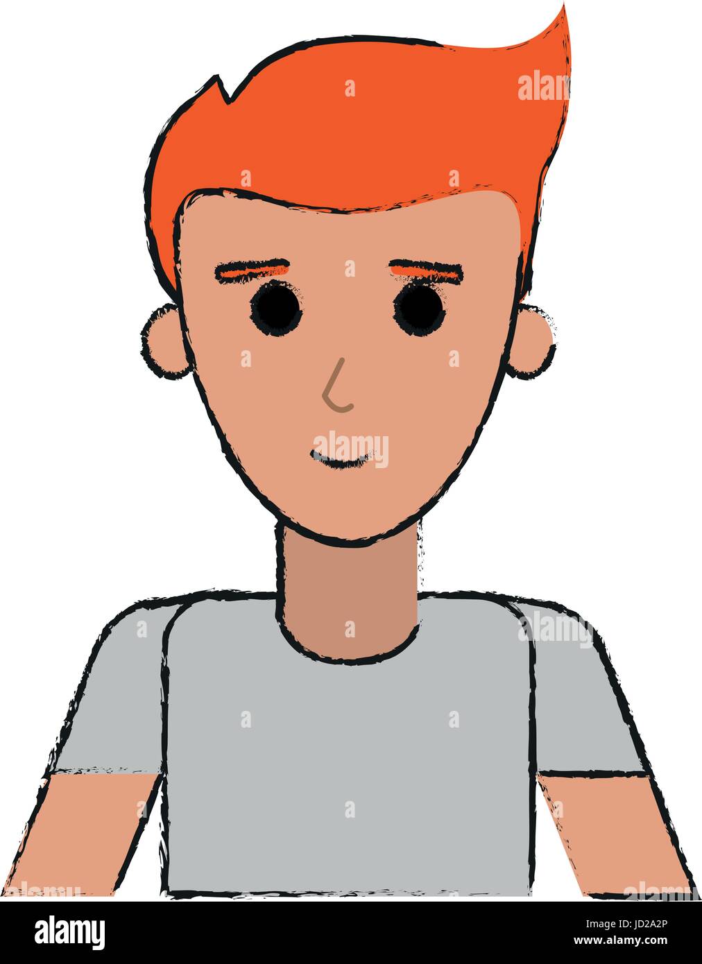 young happy man in casual outfit icon image Stock Vector Image & Art ...