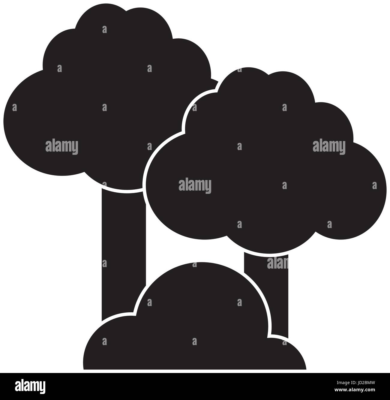 trees icon image Stock Vector Image & Art - Alamy