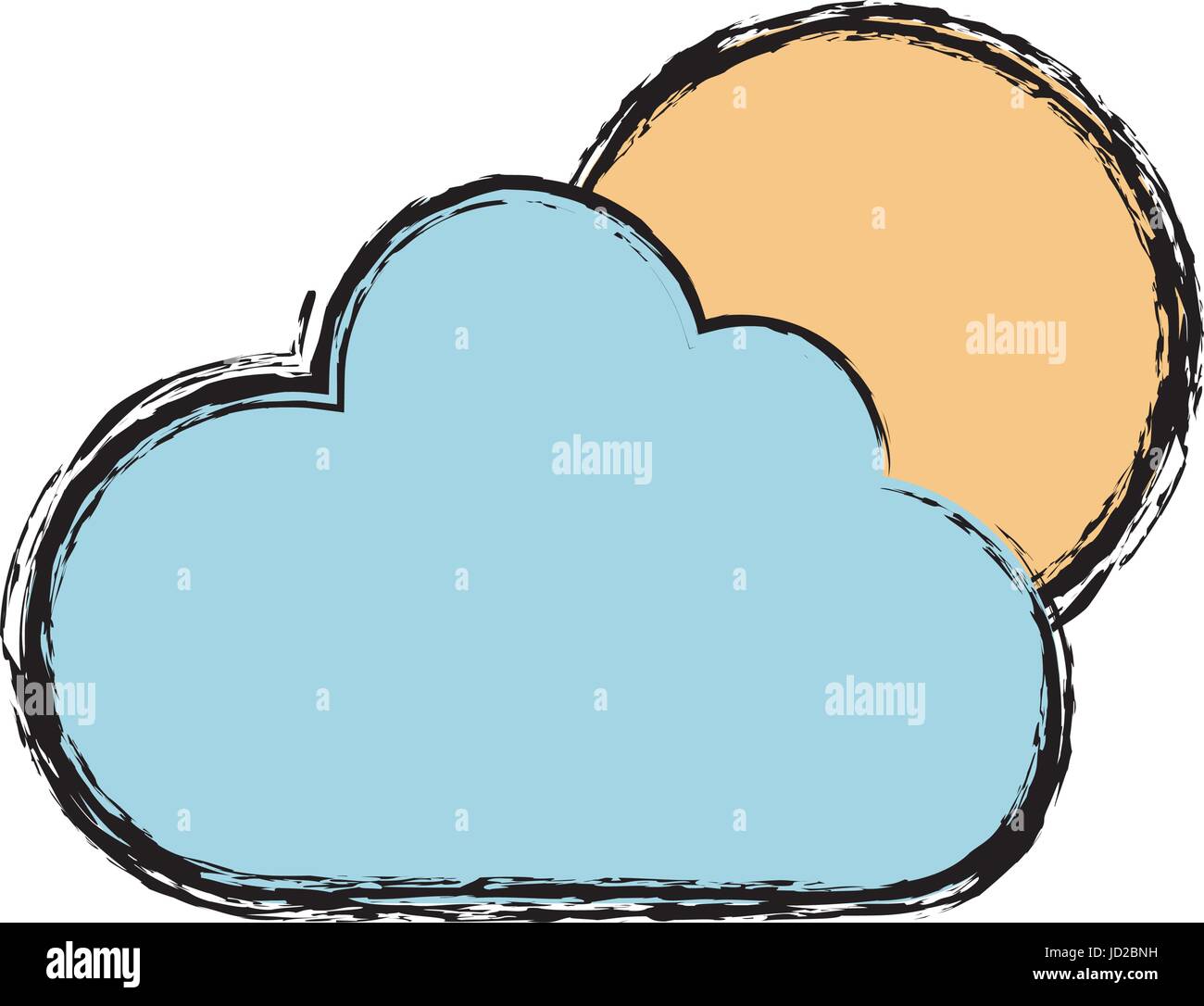 sun and cloud icon Stock Vector Image & Art - Alamy