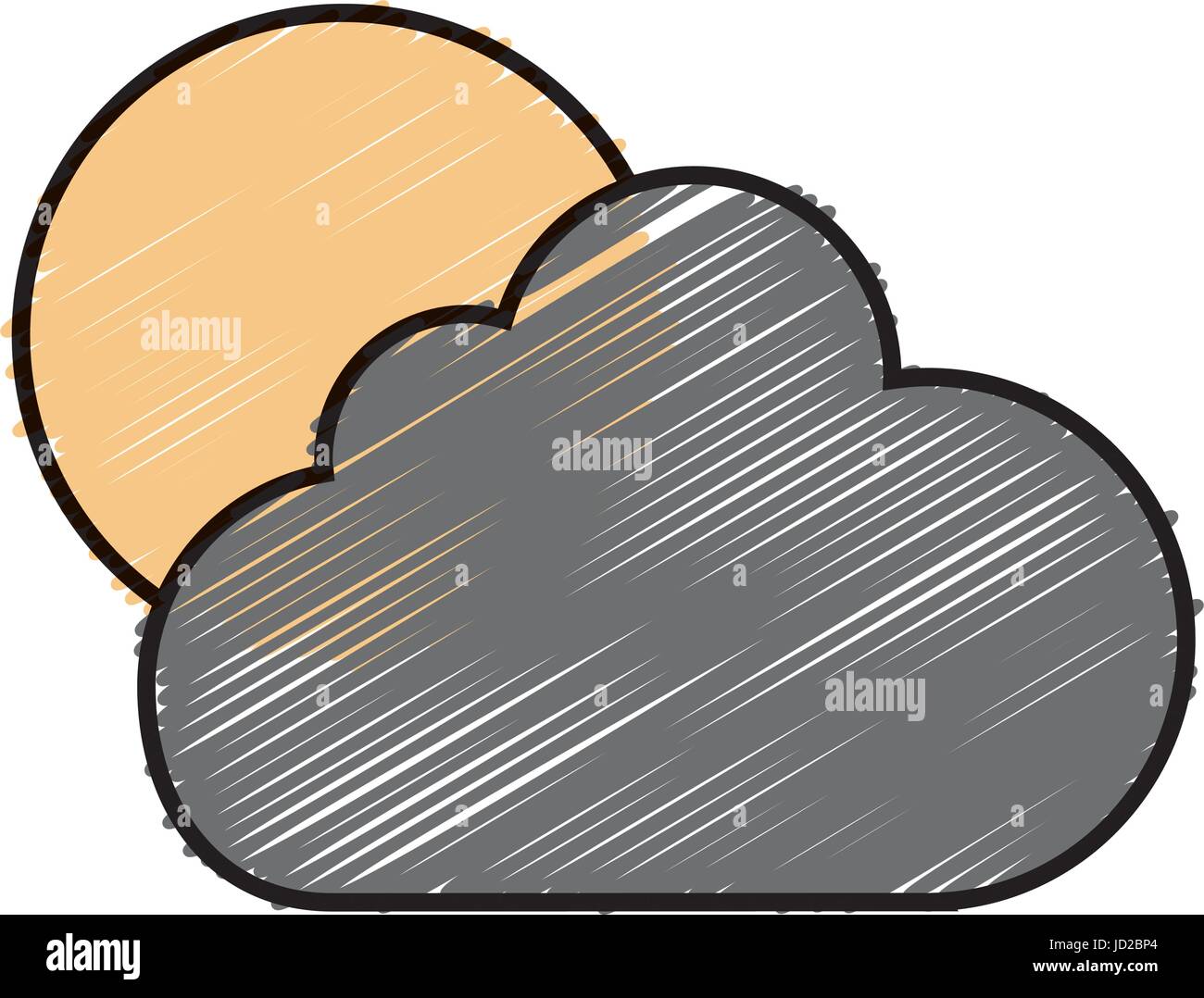 sun and cloud icon Stock Vector Image & Art - Alamy