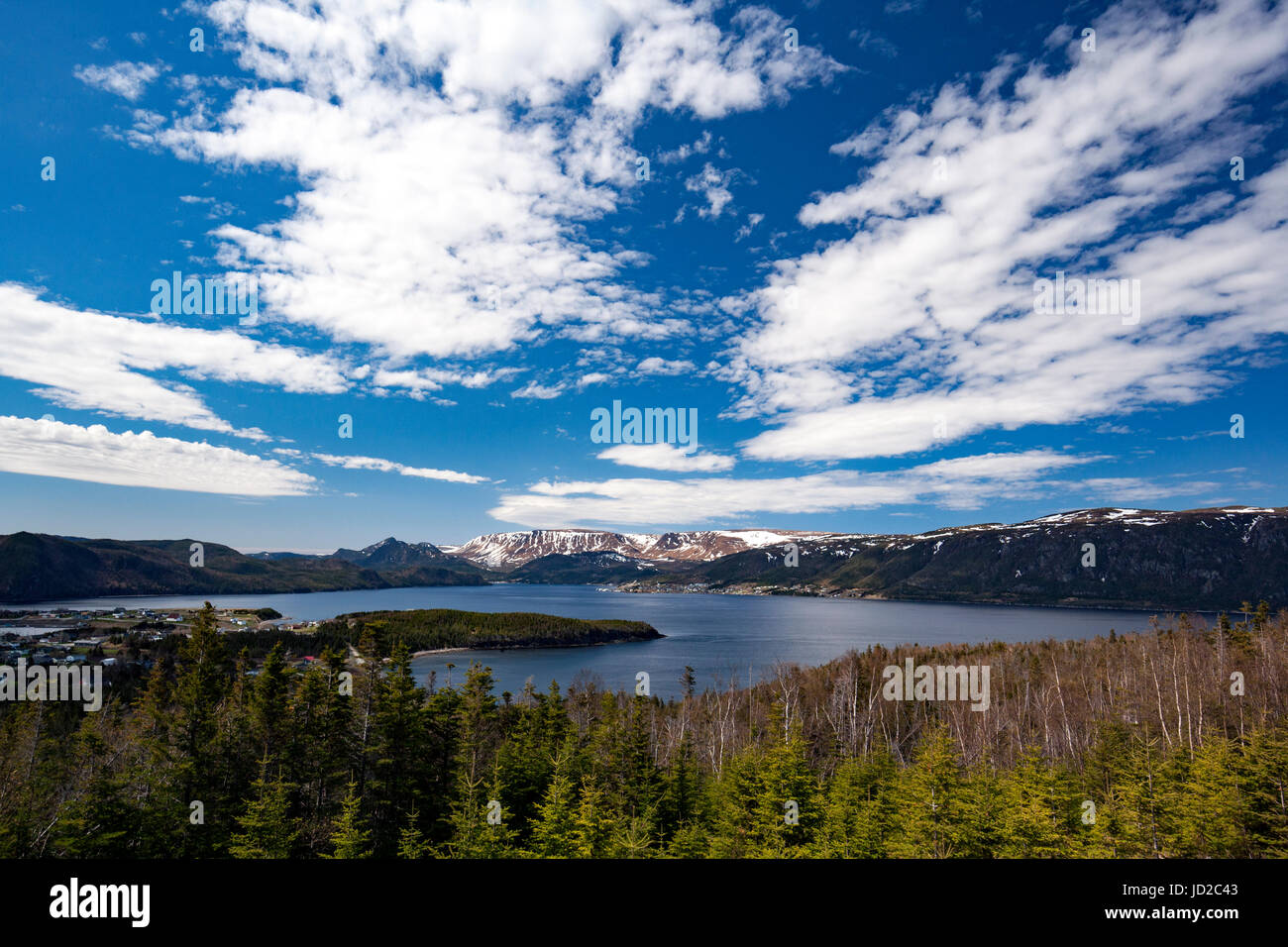Norris Point Lookout - Gros Morne National Park, Norris Point, Newfoundland, Canada Stock Photo