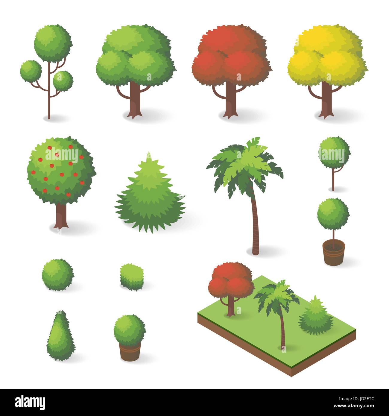 Straight Tall Trees Vector Graphic by PiGeometric · Creative Fabrica