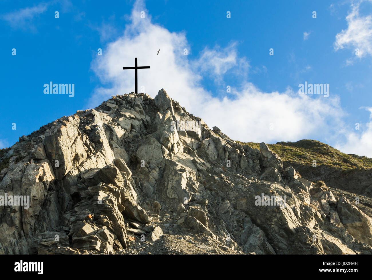 Cross on top of a hill hi-res stock photography and images - Alamy