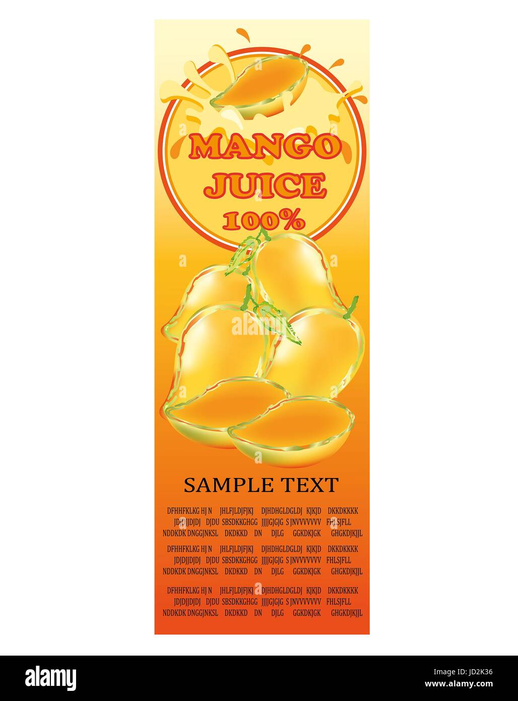 Packaging for Mango juice Stock Photo Alamy