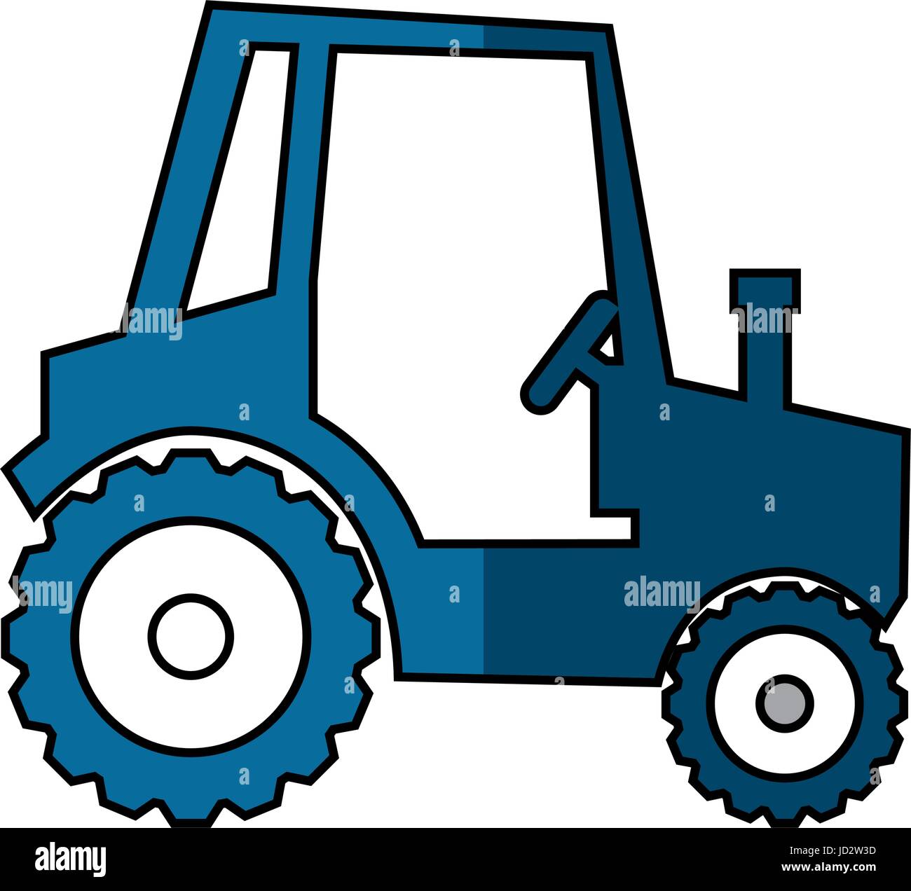 Farm tractor vehicle Stock Vector Image & Art - Alamy
