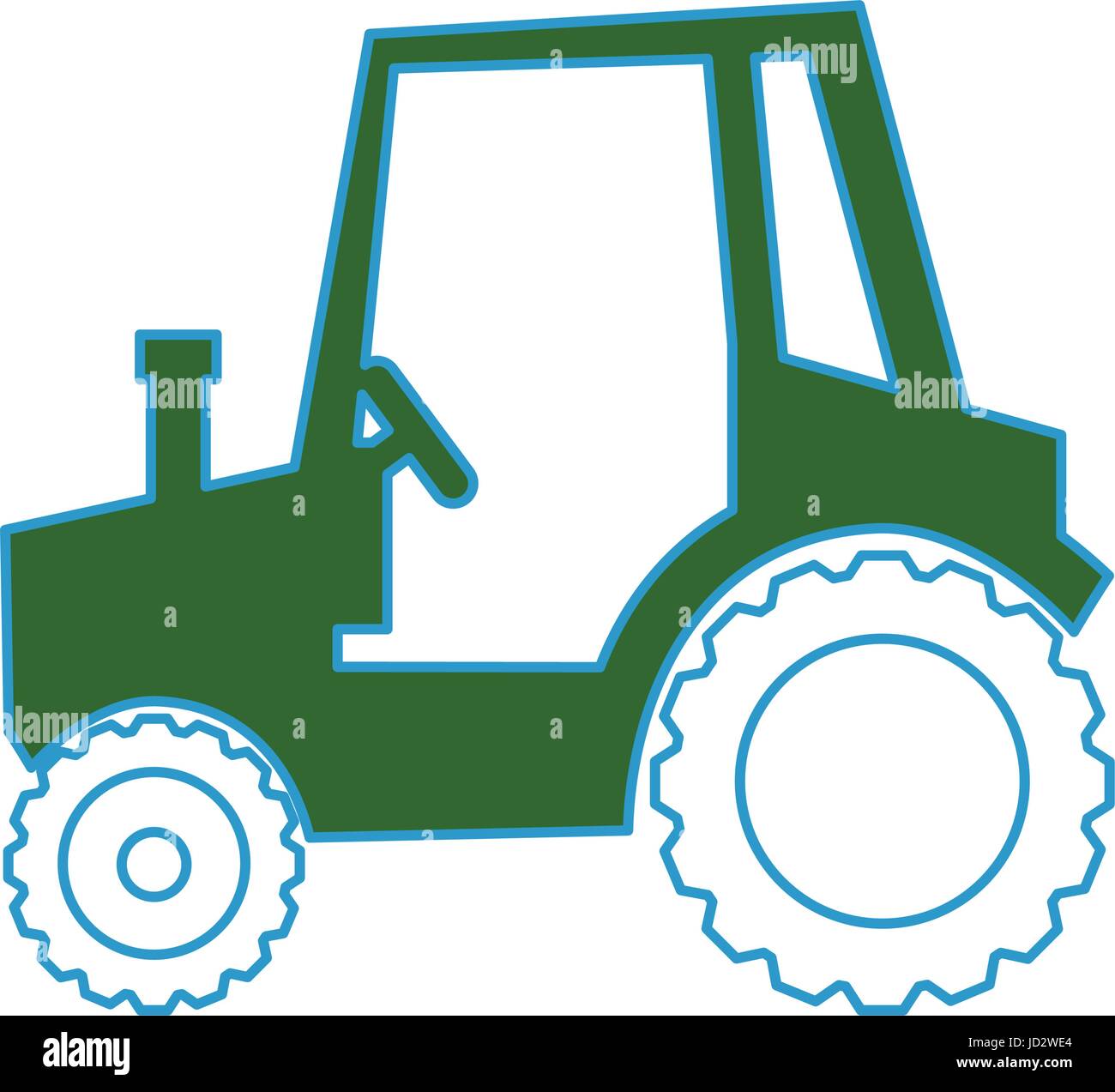 Farm tractor vehicle Stock Vector Image & Art - Alamy