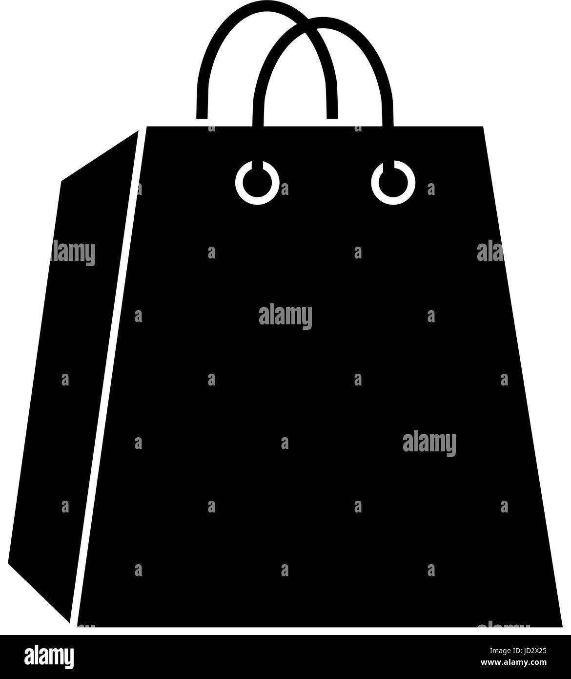 Shopping bag isolated Stock Vector Image & Art - Alamy