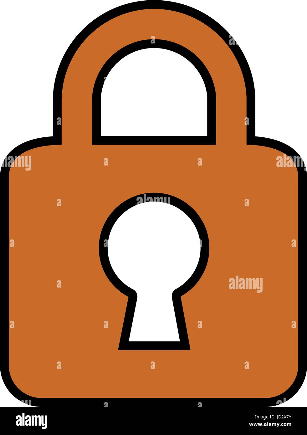Padlock security symbol Stock Vector Image & Art - Alamy