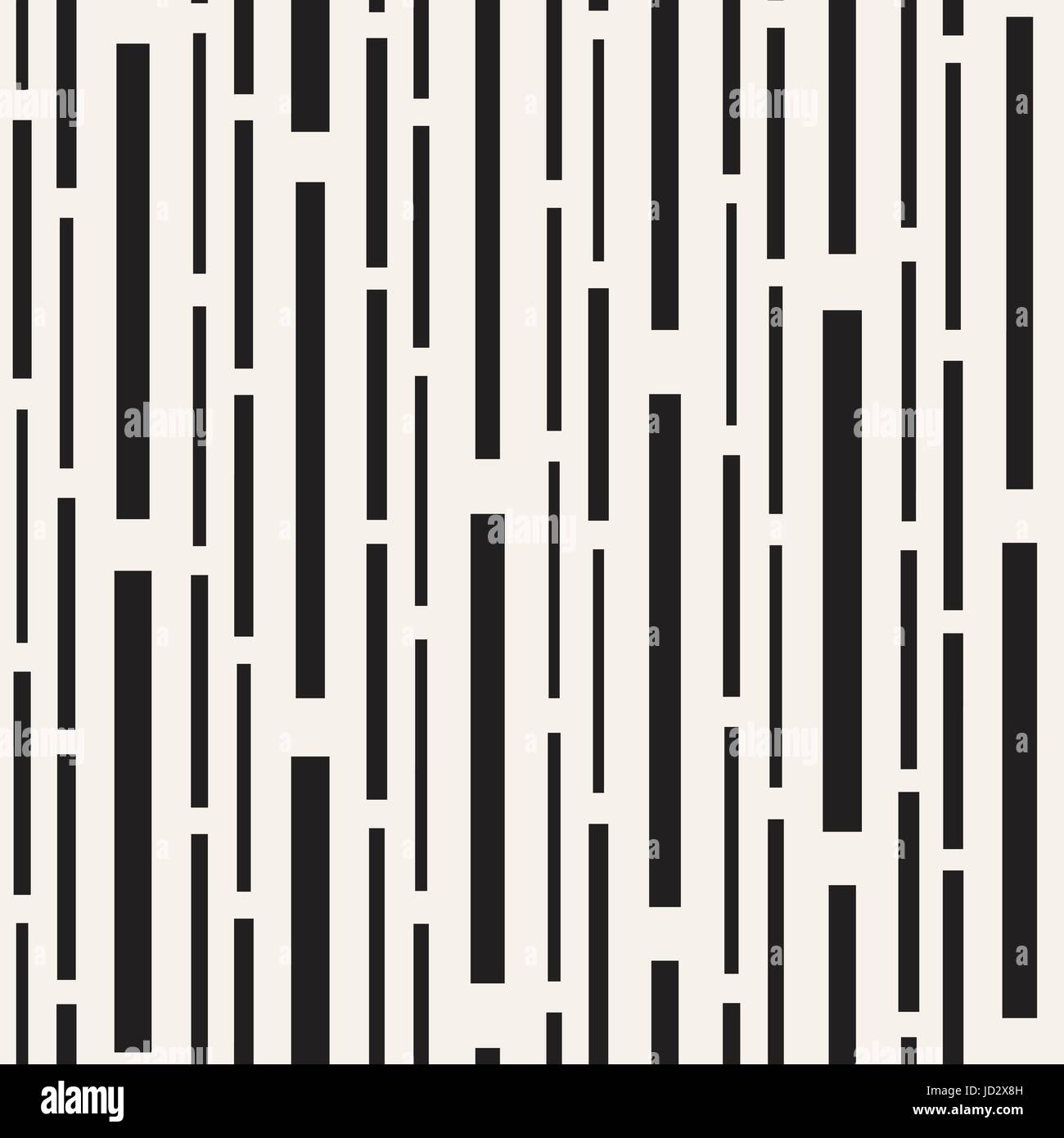 Black and White Irregular Dashed Lines Pattern. Modern Abstract Vector ...