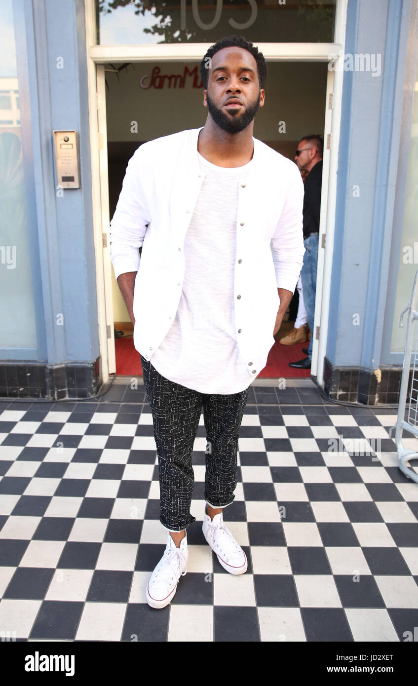 Shakka Reeves Shakka arrives at a studio in west London, to help with the recording ...