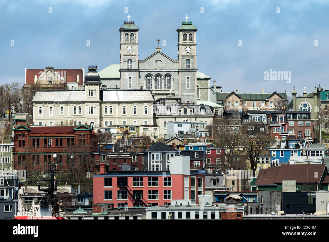 Colorful row houses st johns newfoundland hi-res stock photography and ...