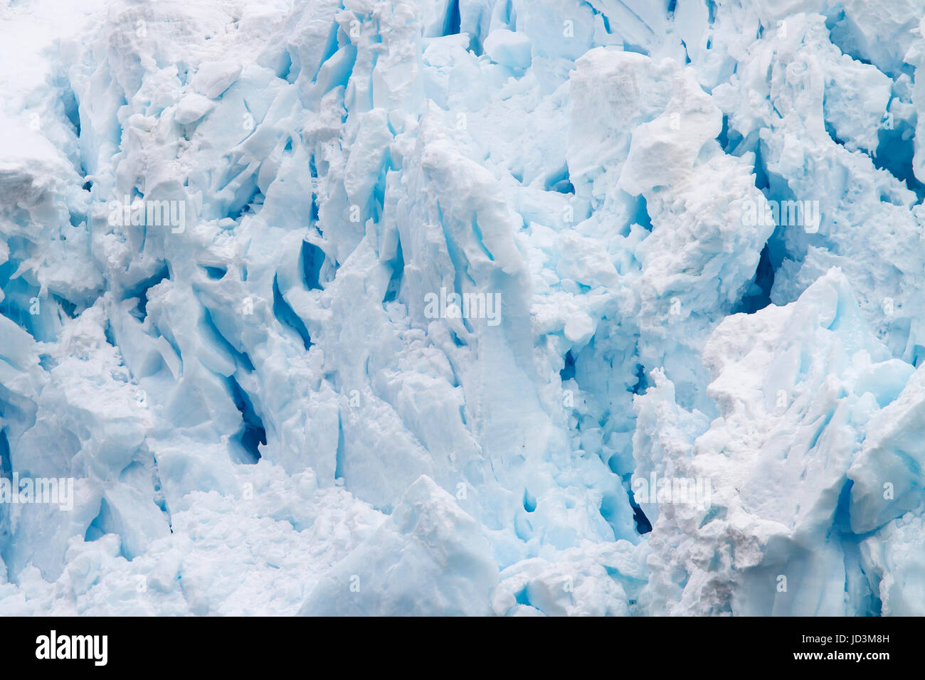 Antarctica landscape with blue ice iceberg, ice berg, icebergs. Stock Photo