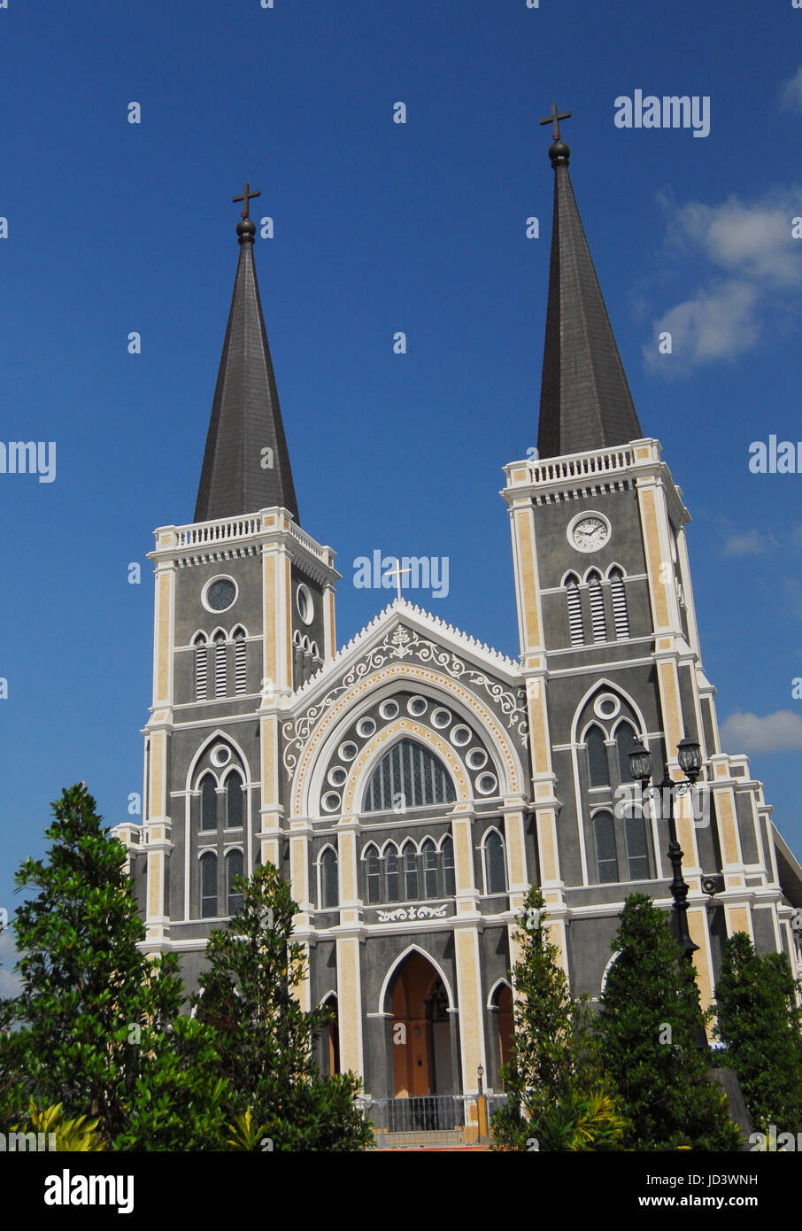 CHANTHABURI NOVEMBER 28 : Catholic Church in Chanthaburi province NOVEMBER 28, 2010 THAILAND Stock Photo