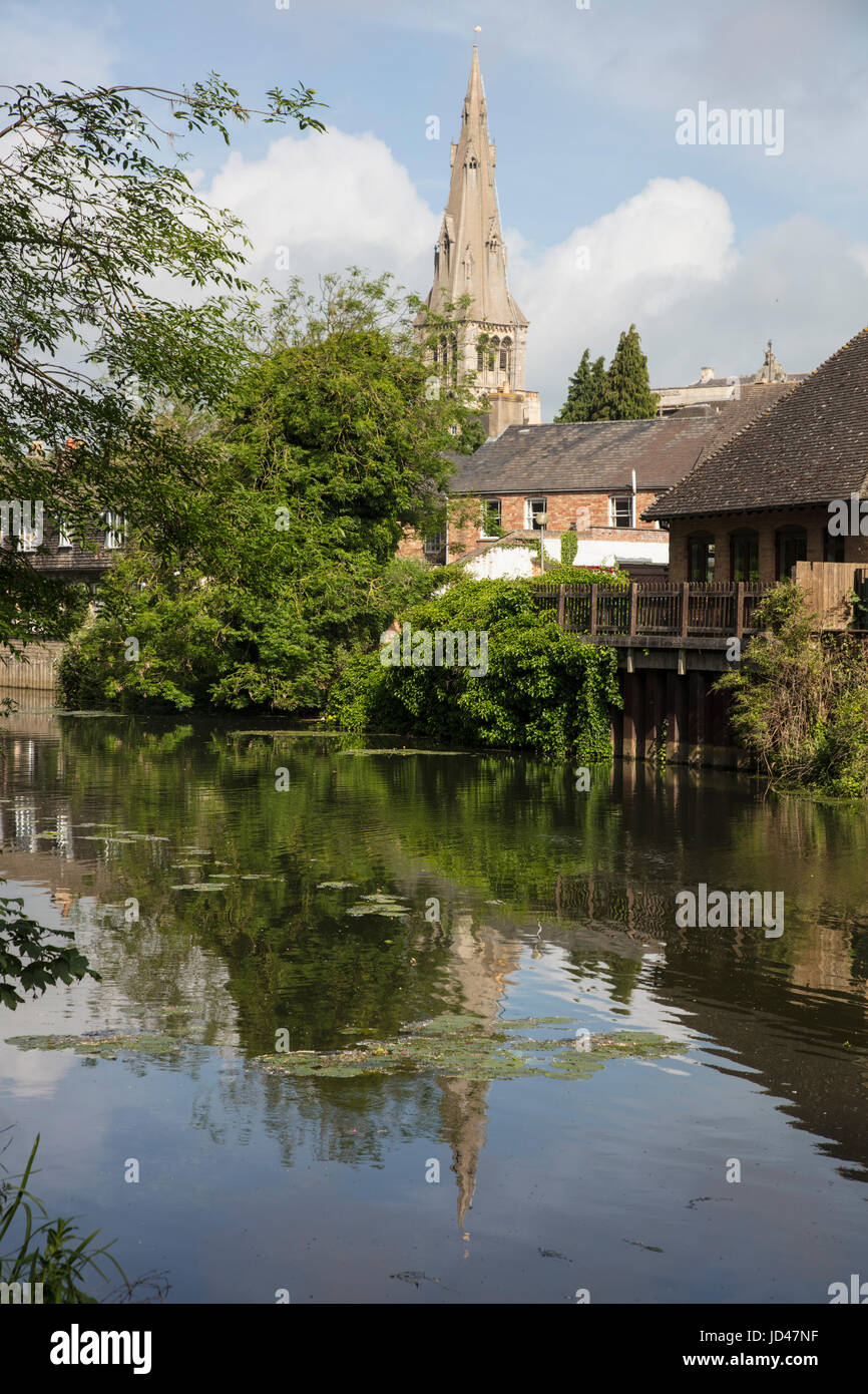 River Welland Stamford Lincolnshire Stock Photo - Alamy