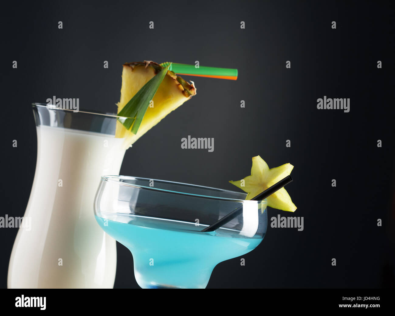 Beach tropical cocktails on white hi-res stock photography and images ...