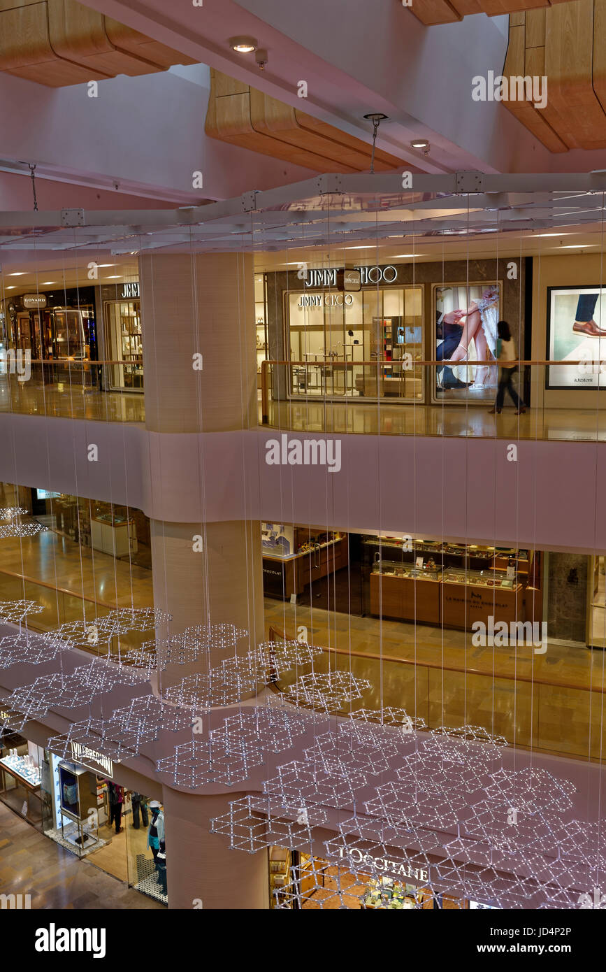 Pacific Place high end shopping centre Hong Kong. Stock Photo