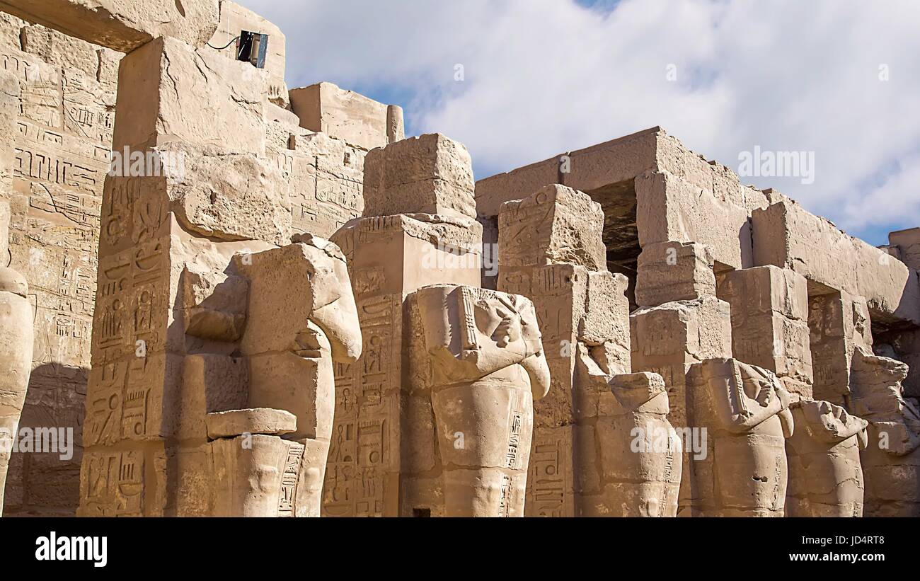 Pharaonen Temple in Egypt, Africa Stock Photo