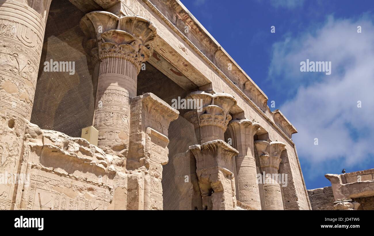 Pharaonen Temple in Egypt, Africa Stock Photo