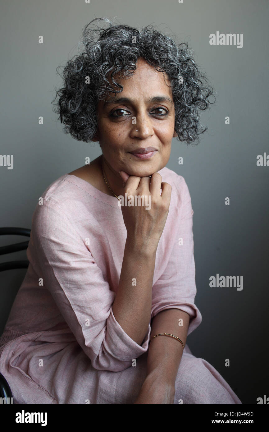Portrait of Arundhati Roy 14/06/2017 ©Basso CANNARSA/Opale Stock Photo