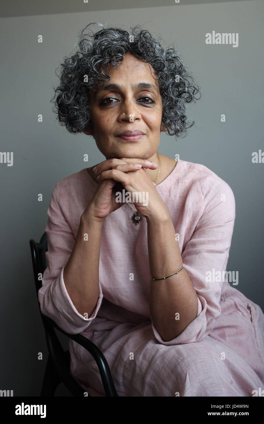 Portrait of Arundhati Roy 14/06/2017 ©Basso CANNARSA/Opale Stock Photo