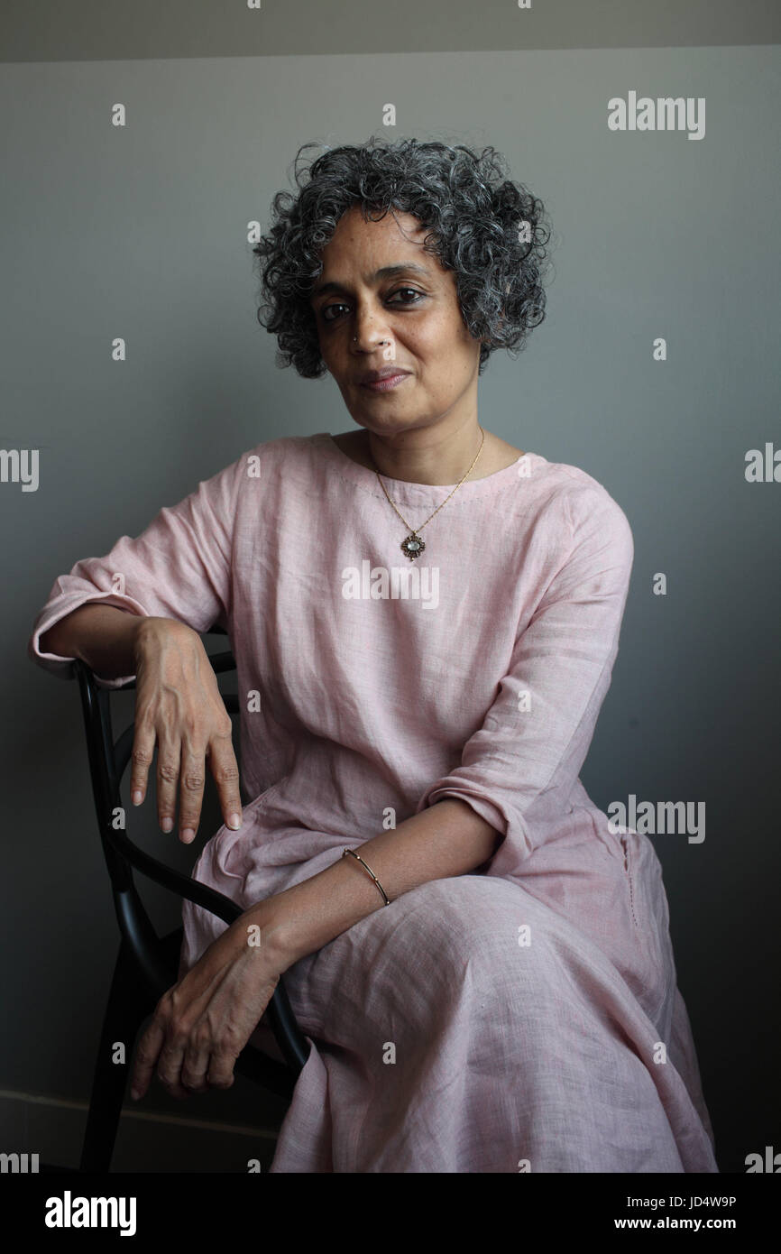 Portrait of Arundhati Roy 14/06/2017 ©Basso CANNARSA/Opale Stock Photo