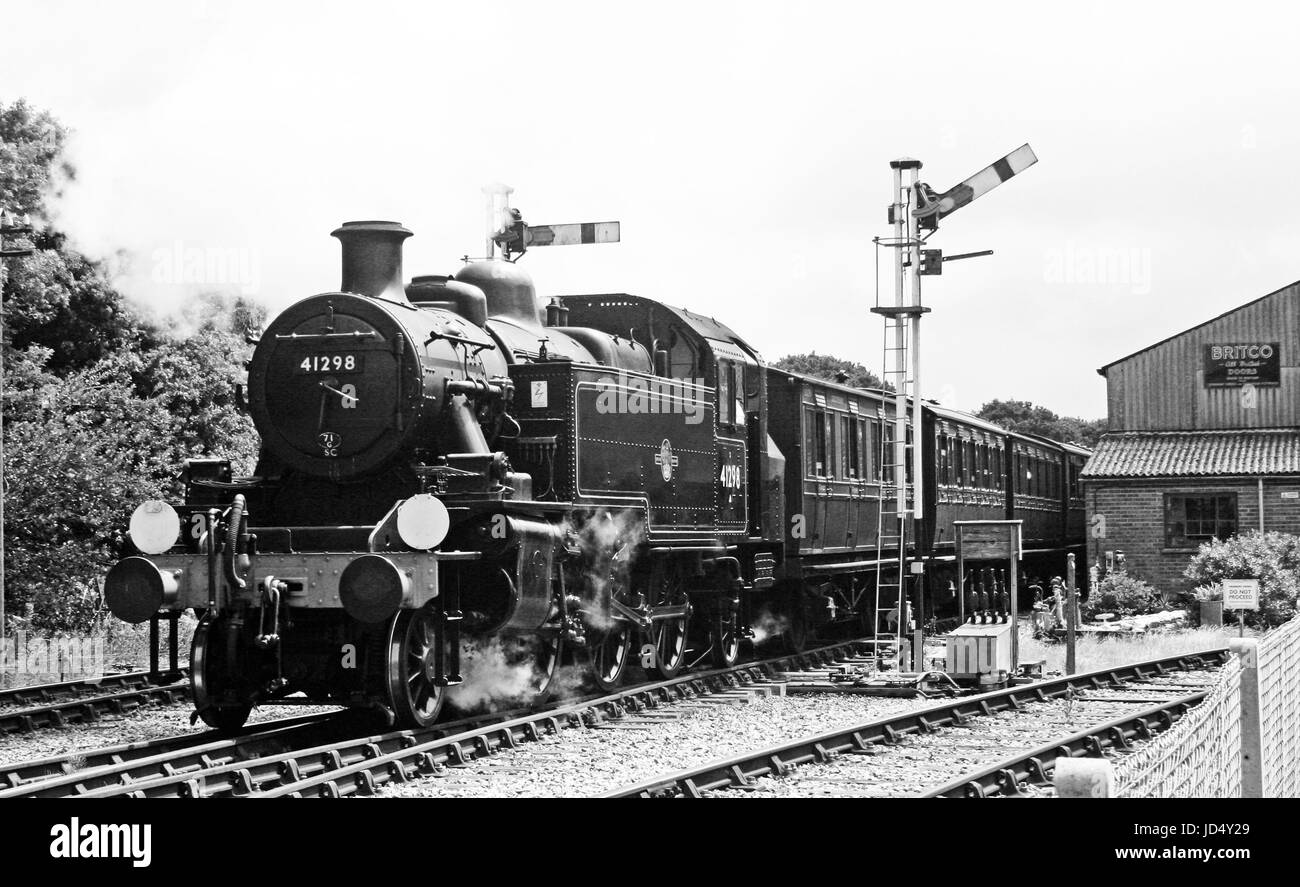 Isle of Wight Steam Railway Stock Photo
