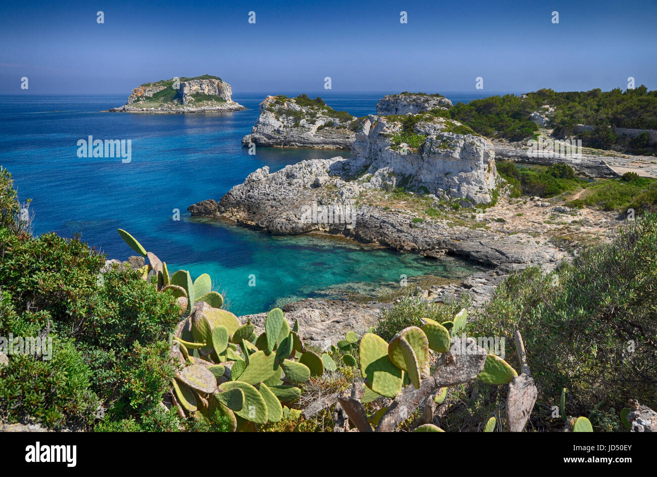 View of Pianosa island coast in Italy Stock Photo - Alamy