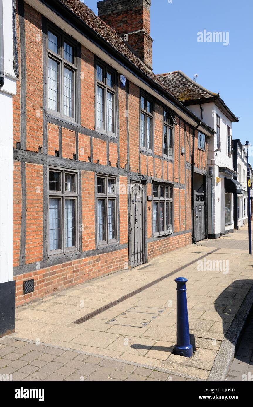 Tudor House. Shefford, Bedfordshire Stock Photo Alamy