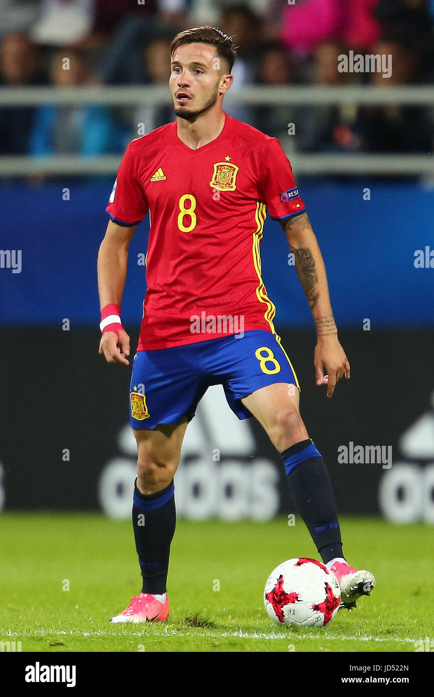 Saul Niguez During The Uefa European Under 21 Match Between Spain And Fyr Macedonia On June 17 2017 In Gdynia Poland Photo By Mb Media Stock Photo Alamy