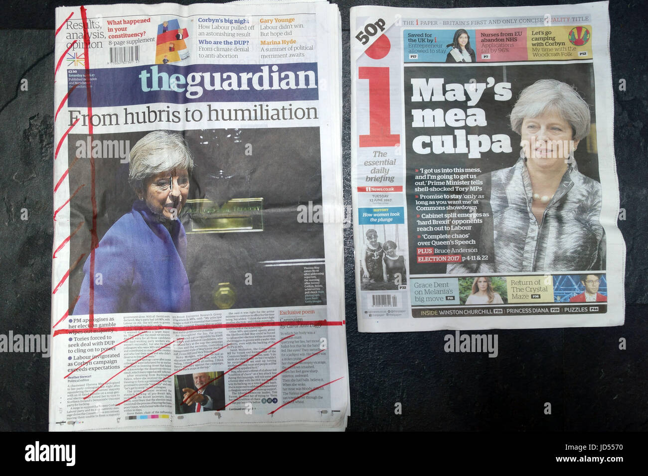Uk S Guardian Newspaper To Switch To Tabloid Format In Early 2018daily Stock Photo Alamy