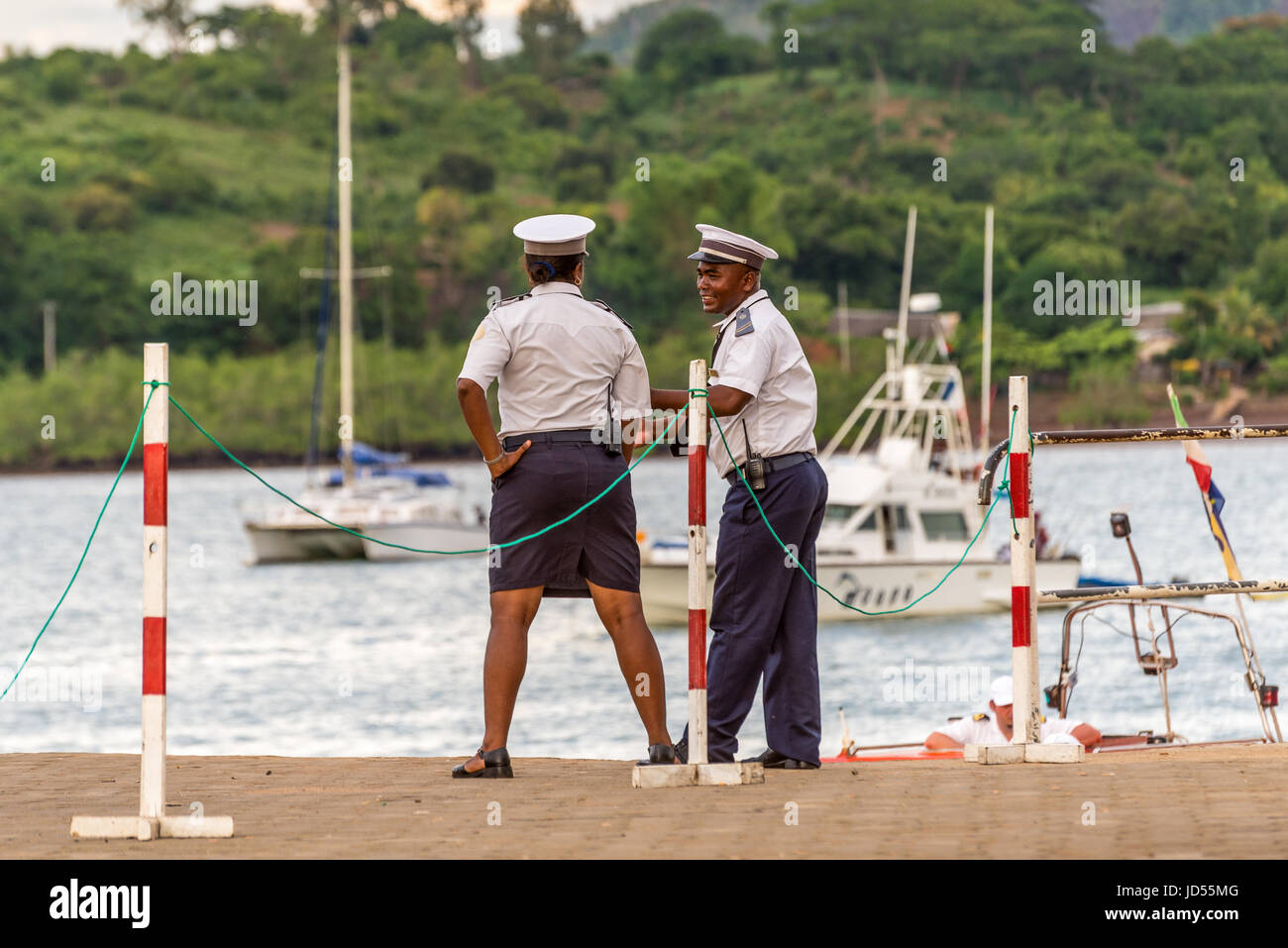 HellVille, Madagascar  December 19, 2015 Malagasy Police officers