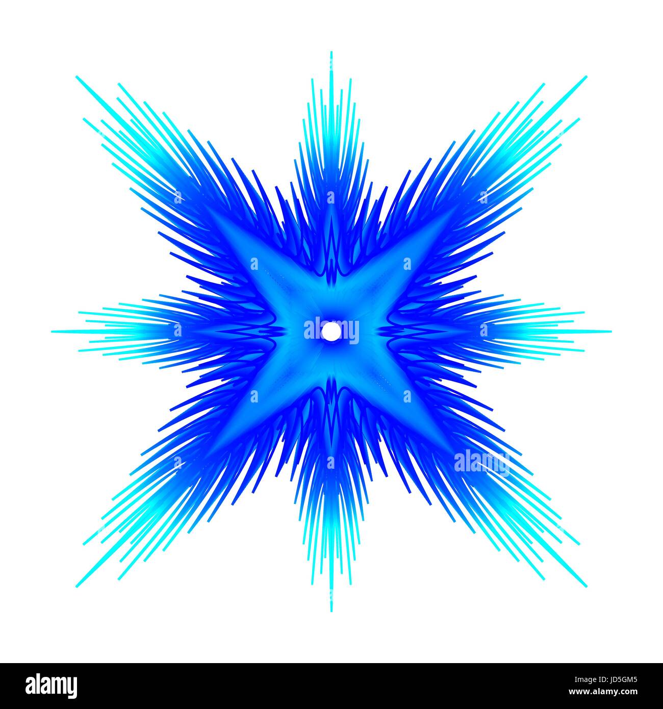 Abstract blue star on a black background Stock Vector Image & Art Alamy