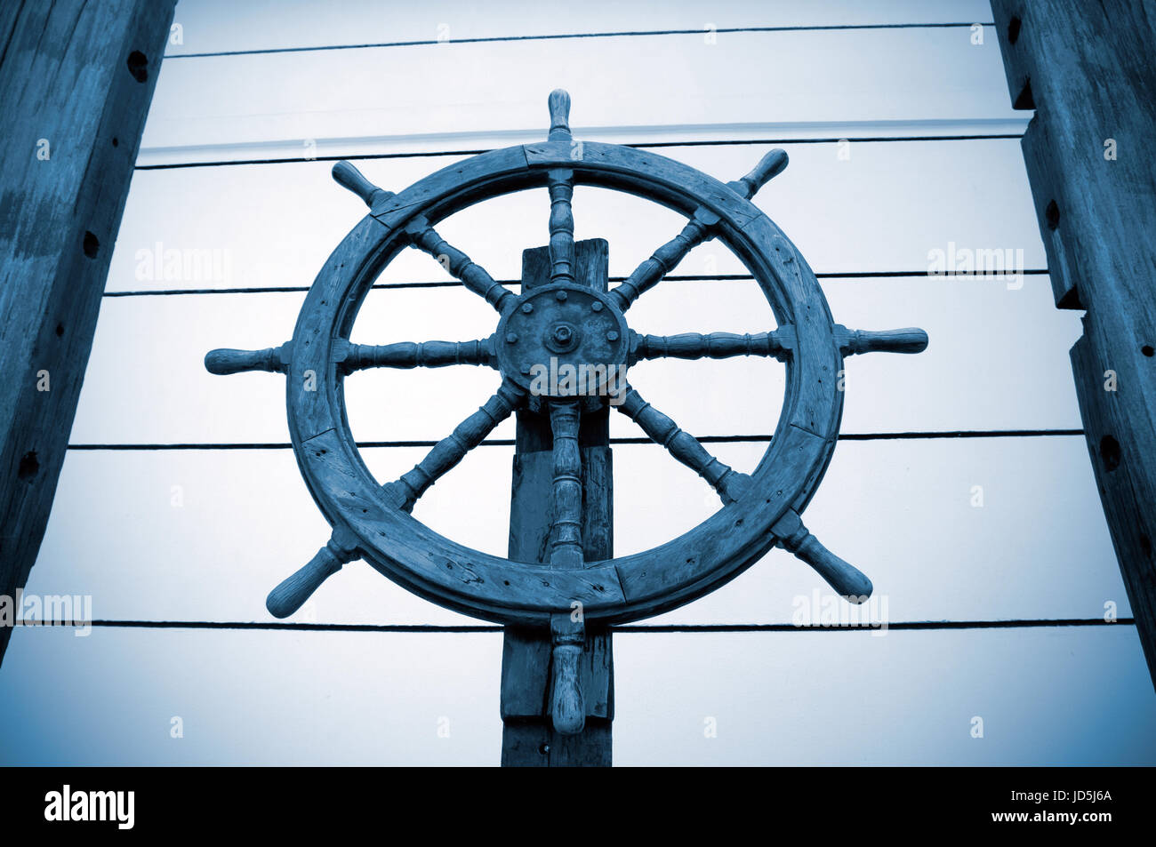 old rudder,Antique architectural ornaments Stock Photo - Alamy