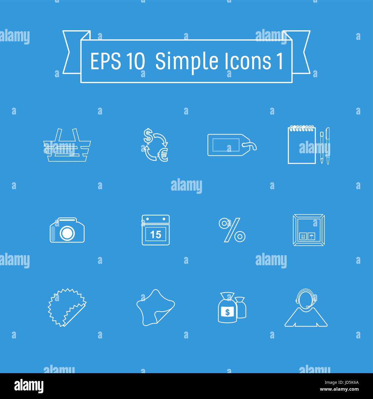 Vector buttons icon set vector. Web symbol set Stock Vector Image & Art ...