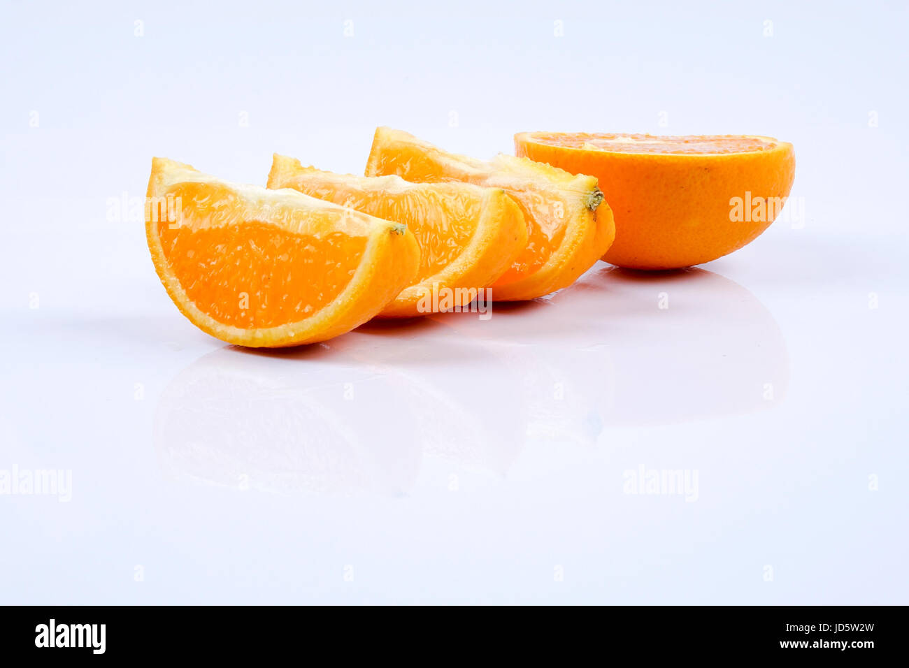 fresh orange isolated on white background Stock Photo - Alamy