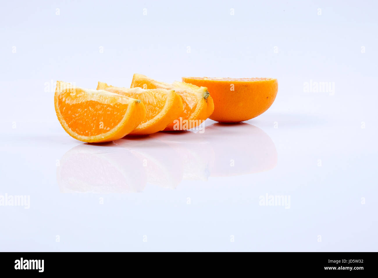 fresh orange isolated on white background Stock Photo - Alamy