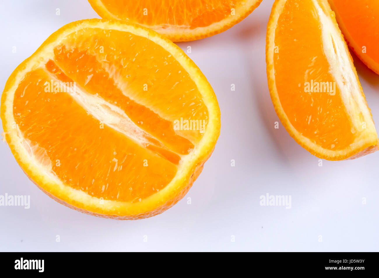 fresh orange isolated on white background Stock Photo - Alamy